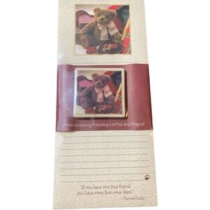 Boyd's Collection Bear Friendship List Magnetic Shopping Pad Notepad Gift NOS